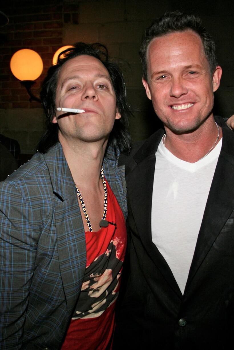Michael H and Dean Winters at the launch of "DeHoghton."