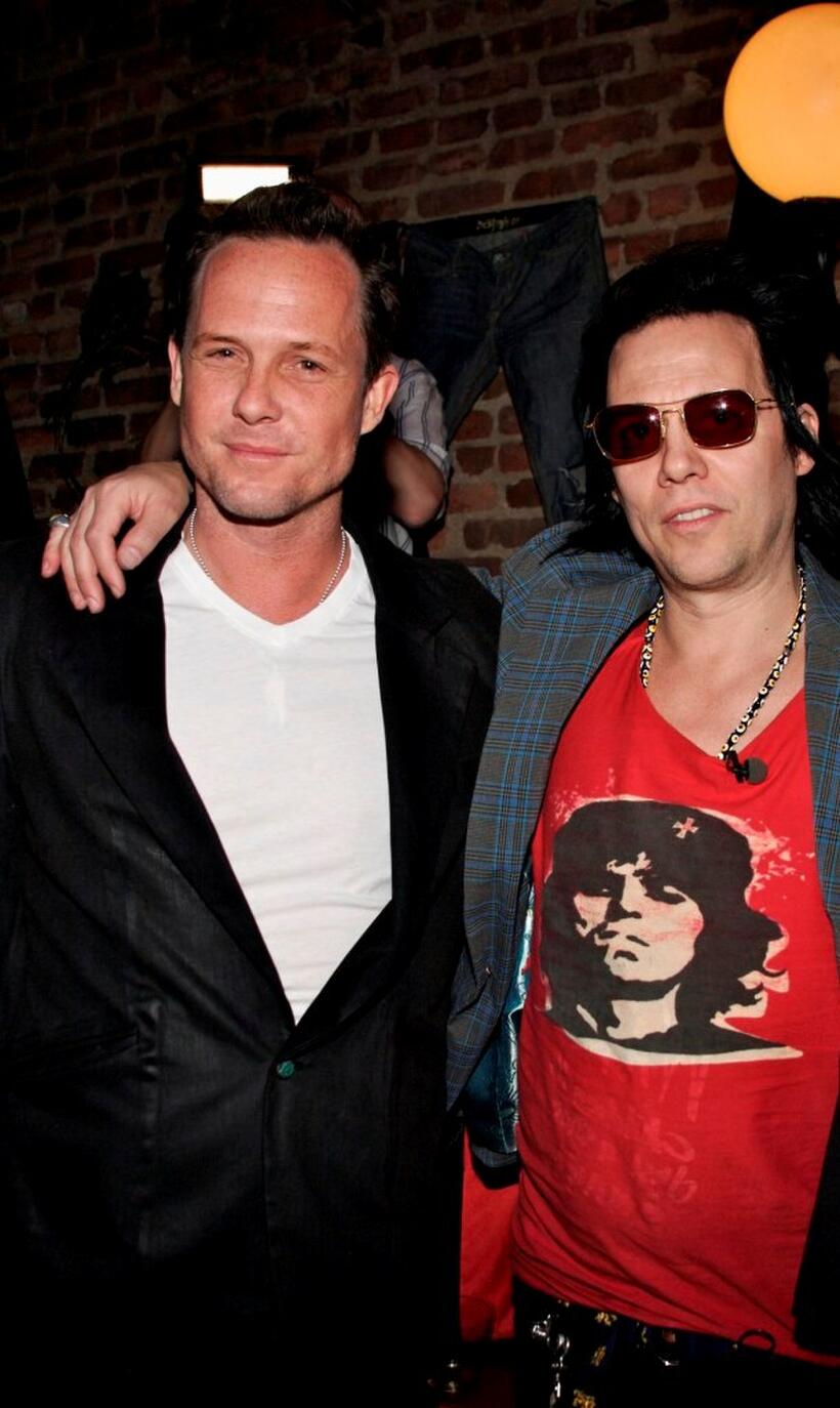 Dean Winters and Michael H at the launch of "DeHoghton."