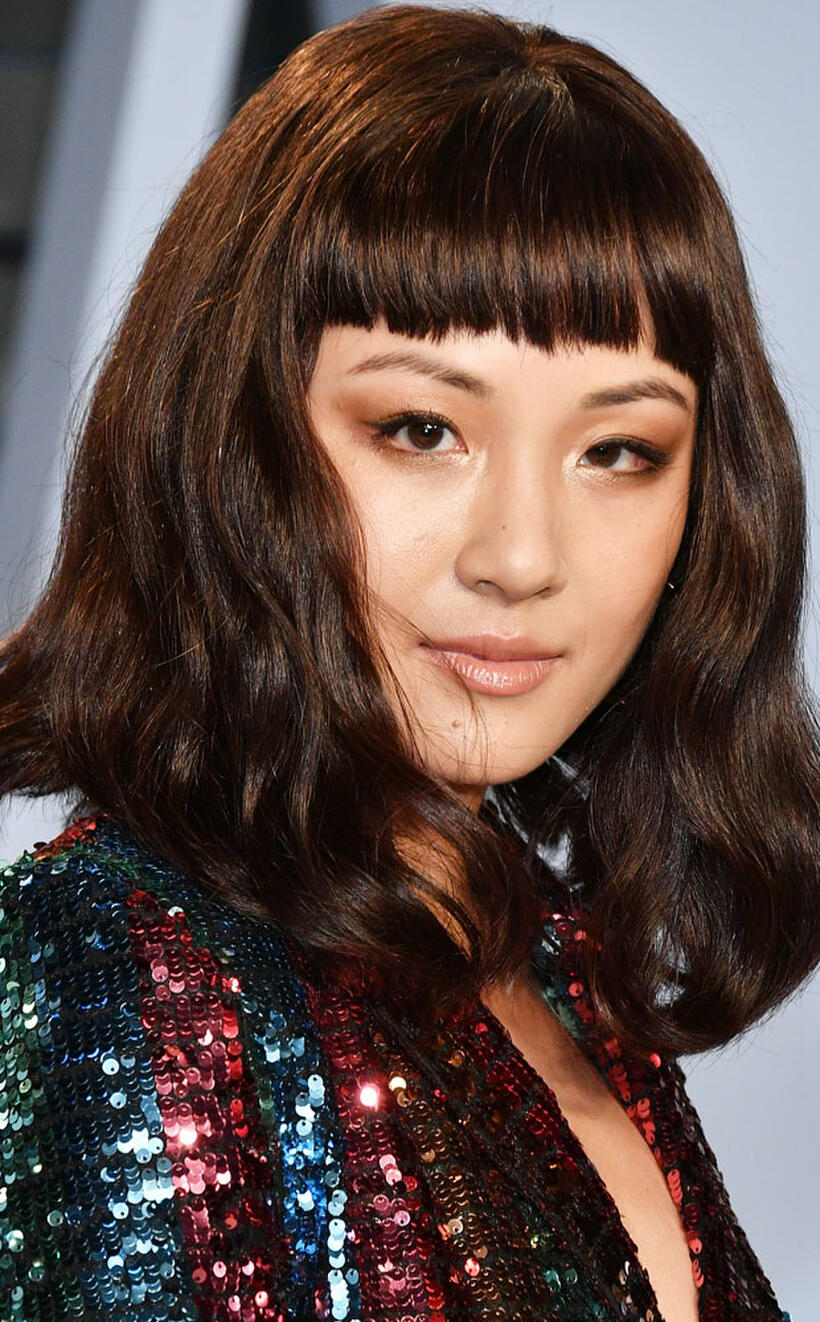 Constance Wu at the 2018 Vanity Fair Oscar Party in Beverly Hills, California.