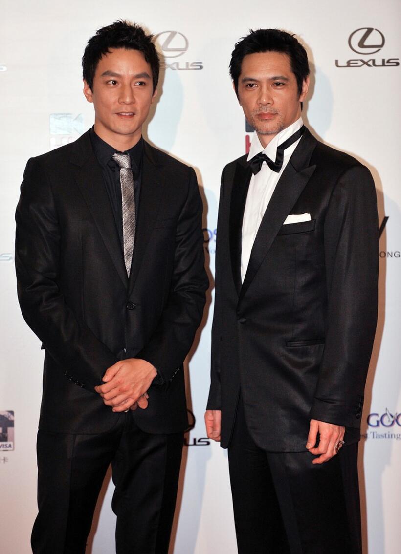 Daniel Wu and Masaya Kato at the Opening Ceremony of the 33rd HKIFF Gala premiere of "Shinjuku Incident."