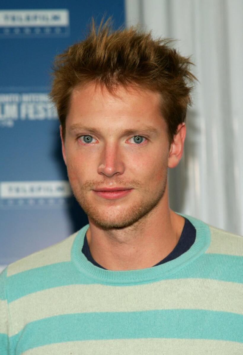Simon Woods at the press conference of "Penelope" during the Toronto International Film Festival.