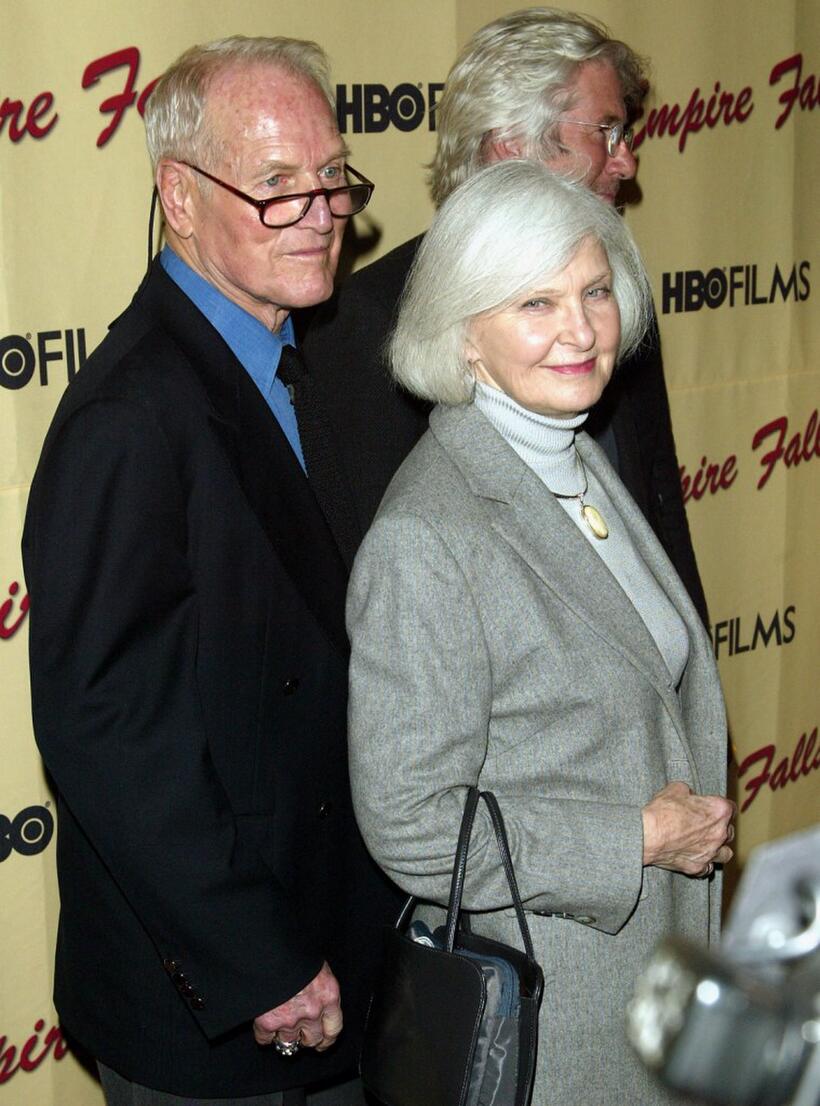 Joanne Woodward at the New York HBO premiere of "Empire Falls".