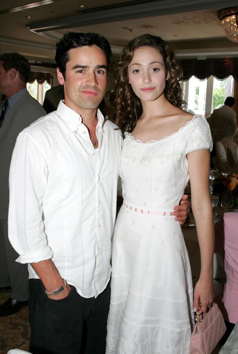 Jesse Bradford and Emmy Rossum at the Hollywood Foreign Press Association annual installation luncheon.