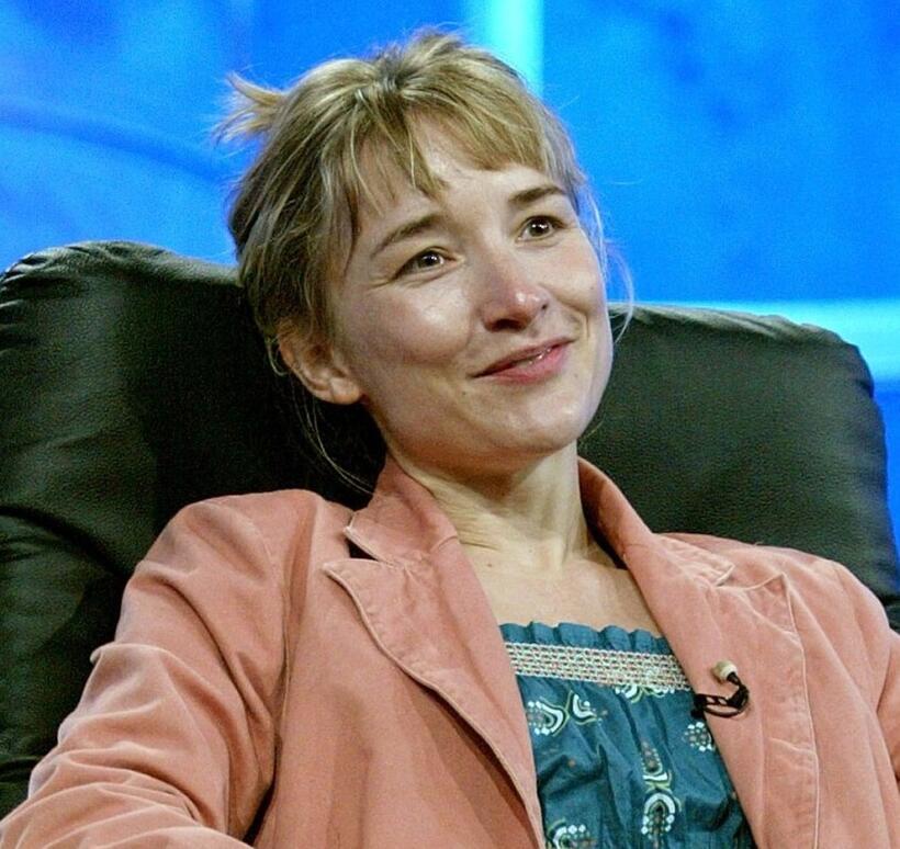 Emily Woof at the PBS 2005 Television Critics Association Summer Press Tour.