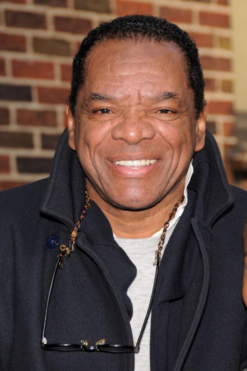 John Witherspoon at the taping of "The Late Show with David Letterman."