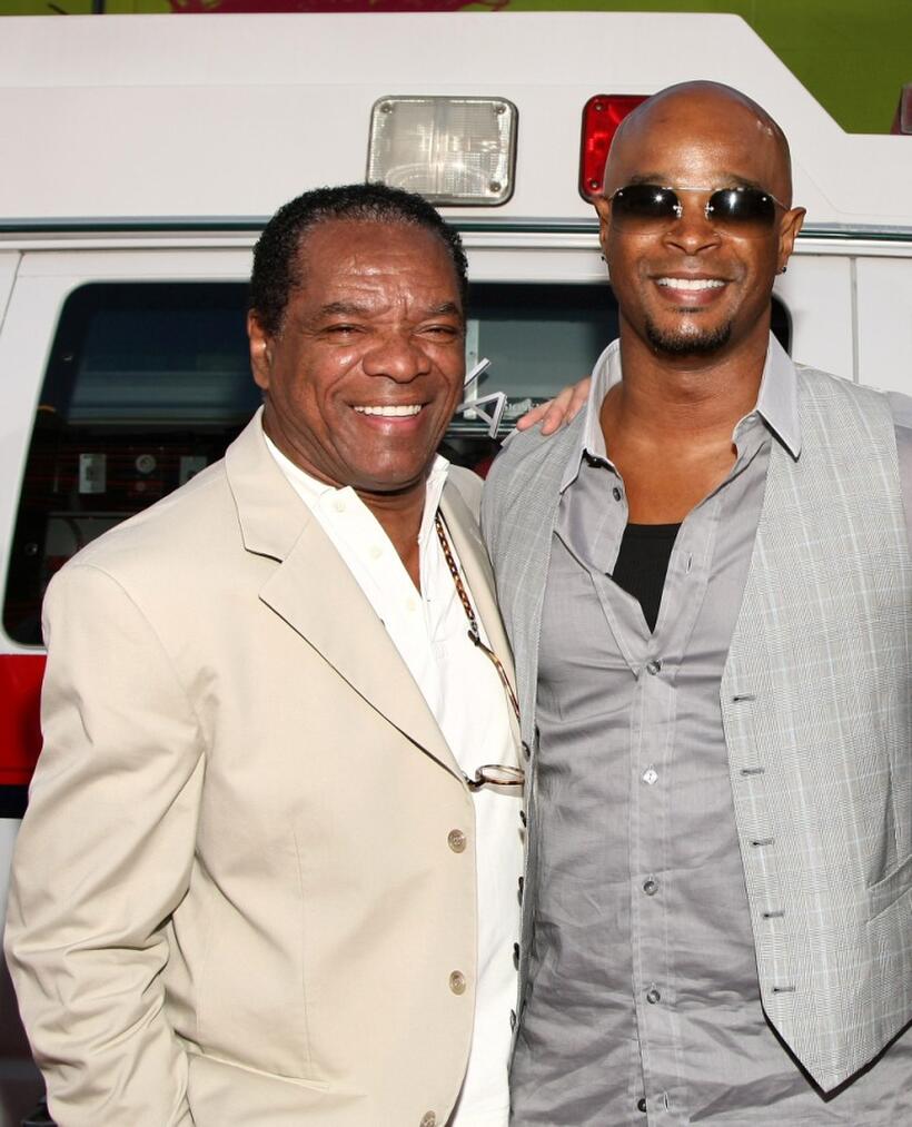 John Witherspoon and Damon Wayans at the premiere of "Are We There Yet."