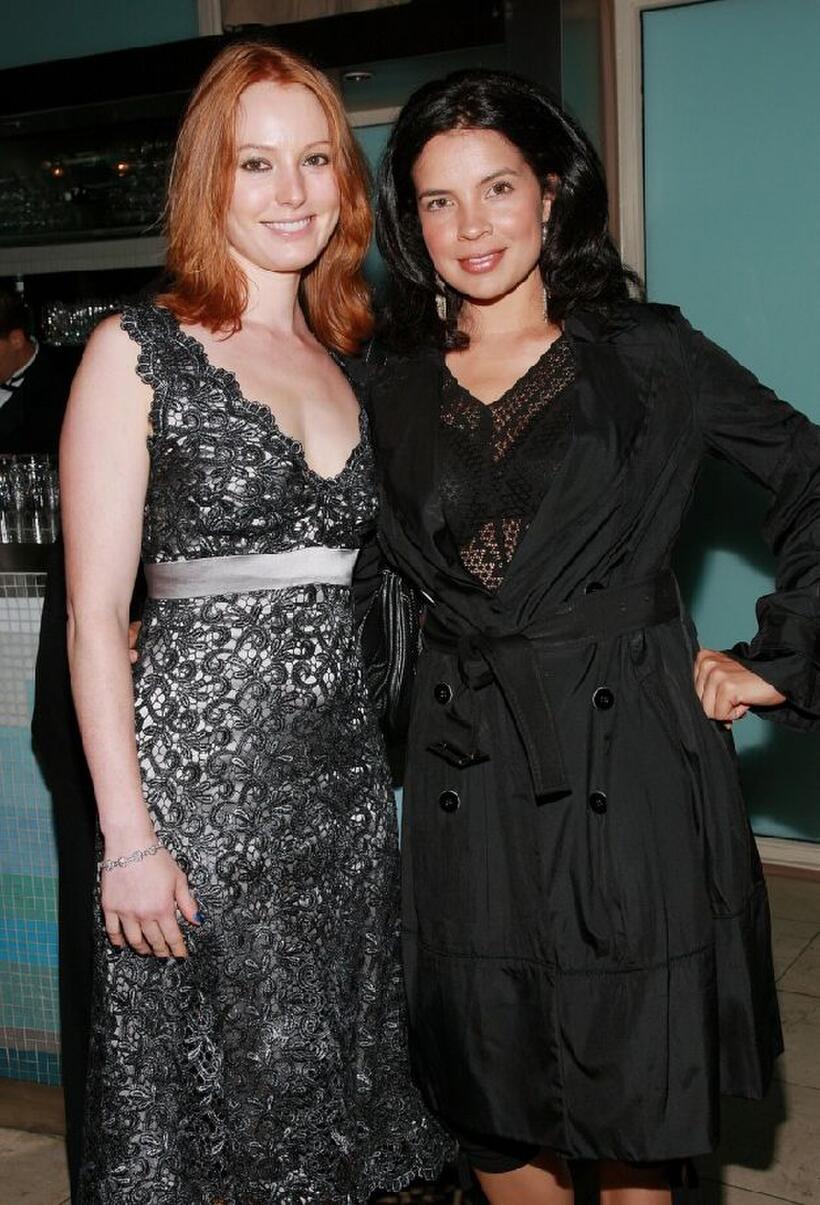 Alicia Witt and Zuleikha Robinson at the premiere of "The Assassination Of Jesse James By The Coward Robert Ford."