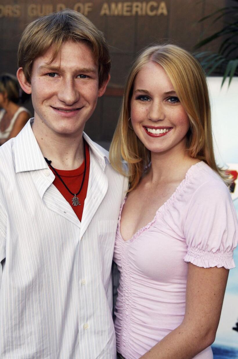 Adam Wylie and Megan Smith at the premiere of "Tiger Cruise."