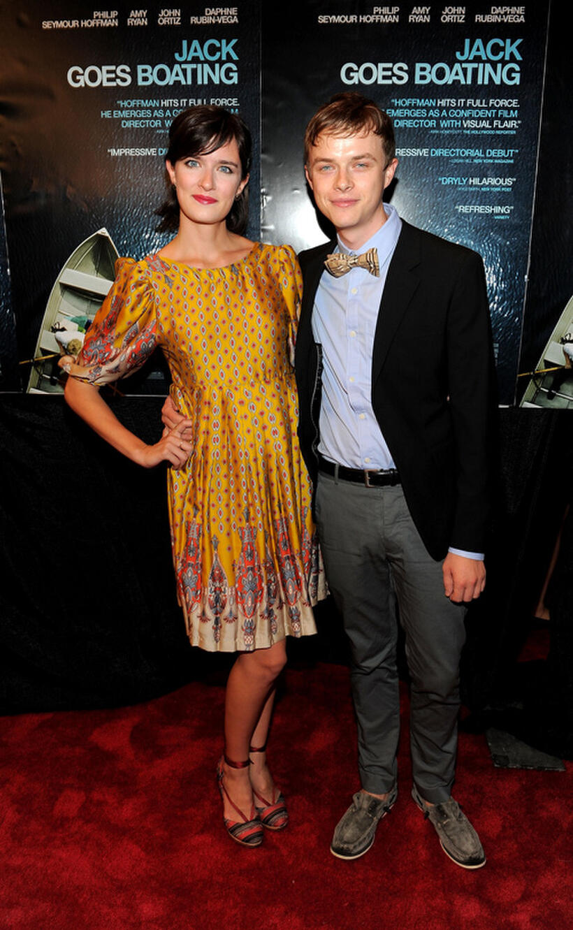 Anna Wood and Dane DeHaan at the New York premiere of "Jack Goes Boating."