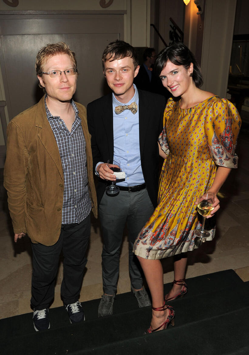Anthony Rapp, Dane DeHaan and Anna Wood at the New York premiere of "Jack Goes Boating."