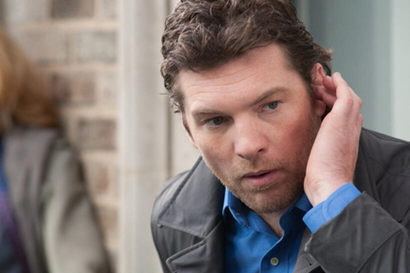Sam Worthington as Nick Cassidy in ``Man on a Ledge.''