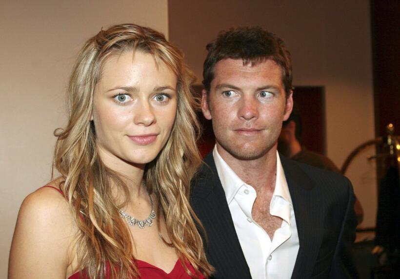 Sam Worthington and Mave Dermody at the Hollywood Nights Charity Dinner.