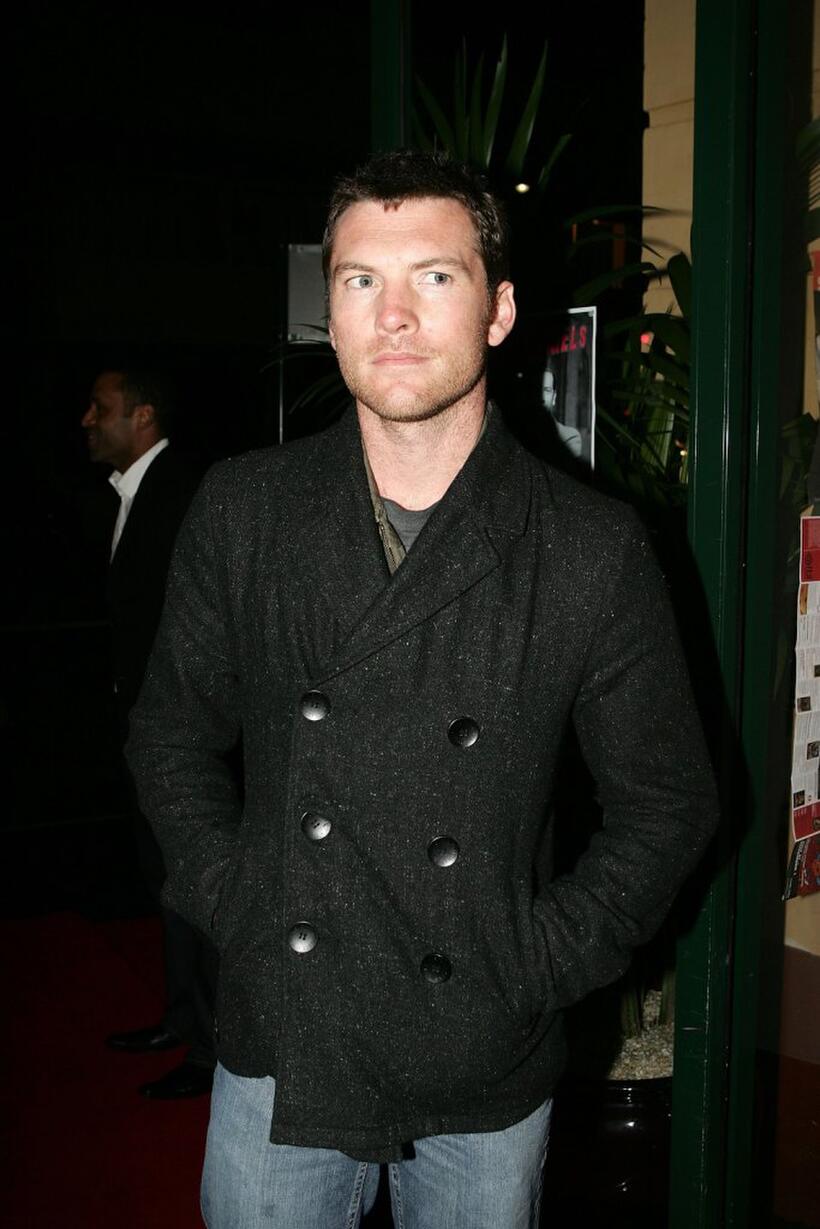 Sam Worthington at the world premiere of "Hunt Angels."