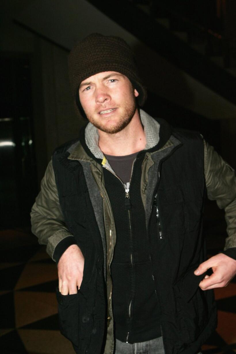 Sam Worthington at the world premiere of "Solo."