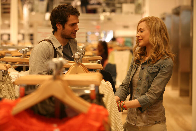 Henry Cavill as Randy and Evan Rachel Wood as Melody in "Whatever Works."