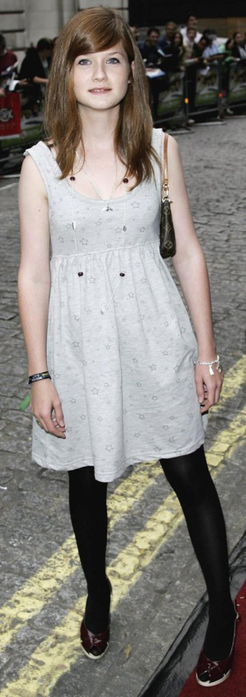 Bonnie Wright at the premiere of "Driving Lessons."