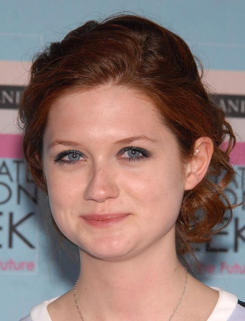 Bonnie Wright at the Graduate Fashion Week Gala Show.