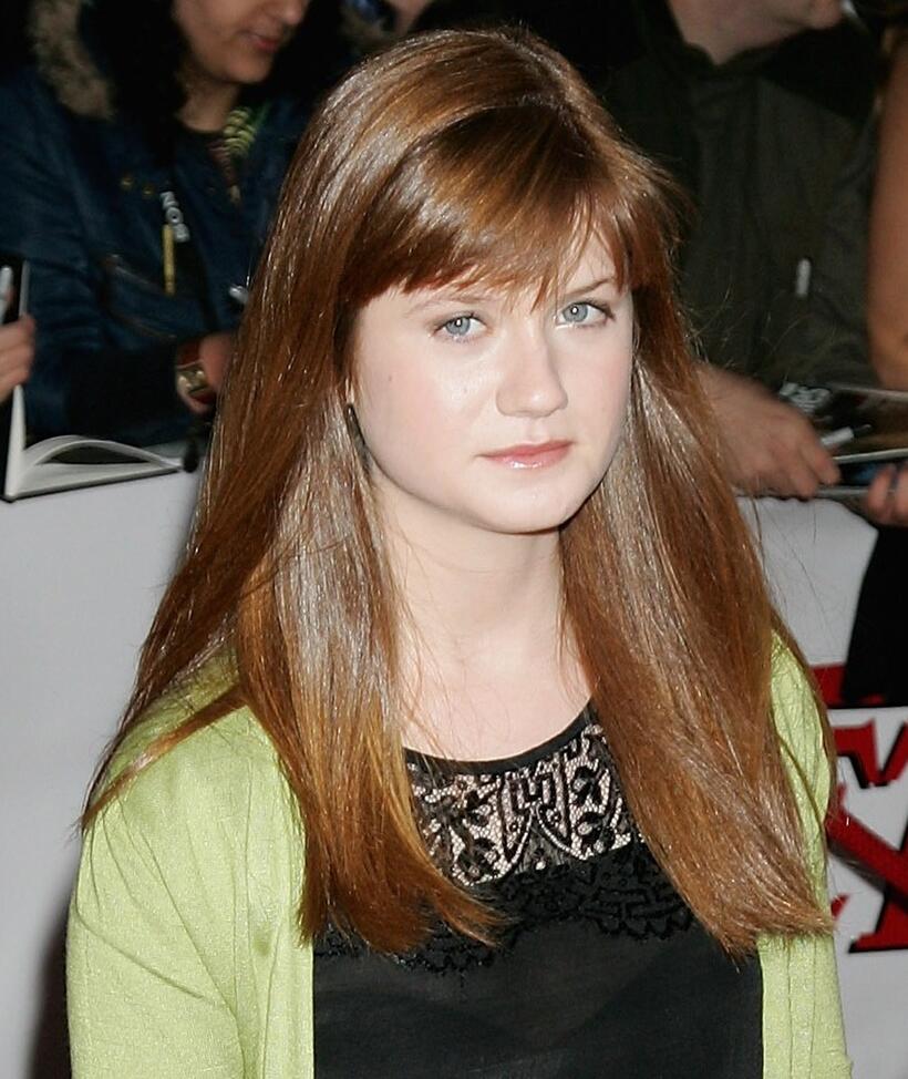 Bonnie Wright at the National Movie Awards.