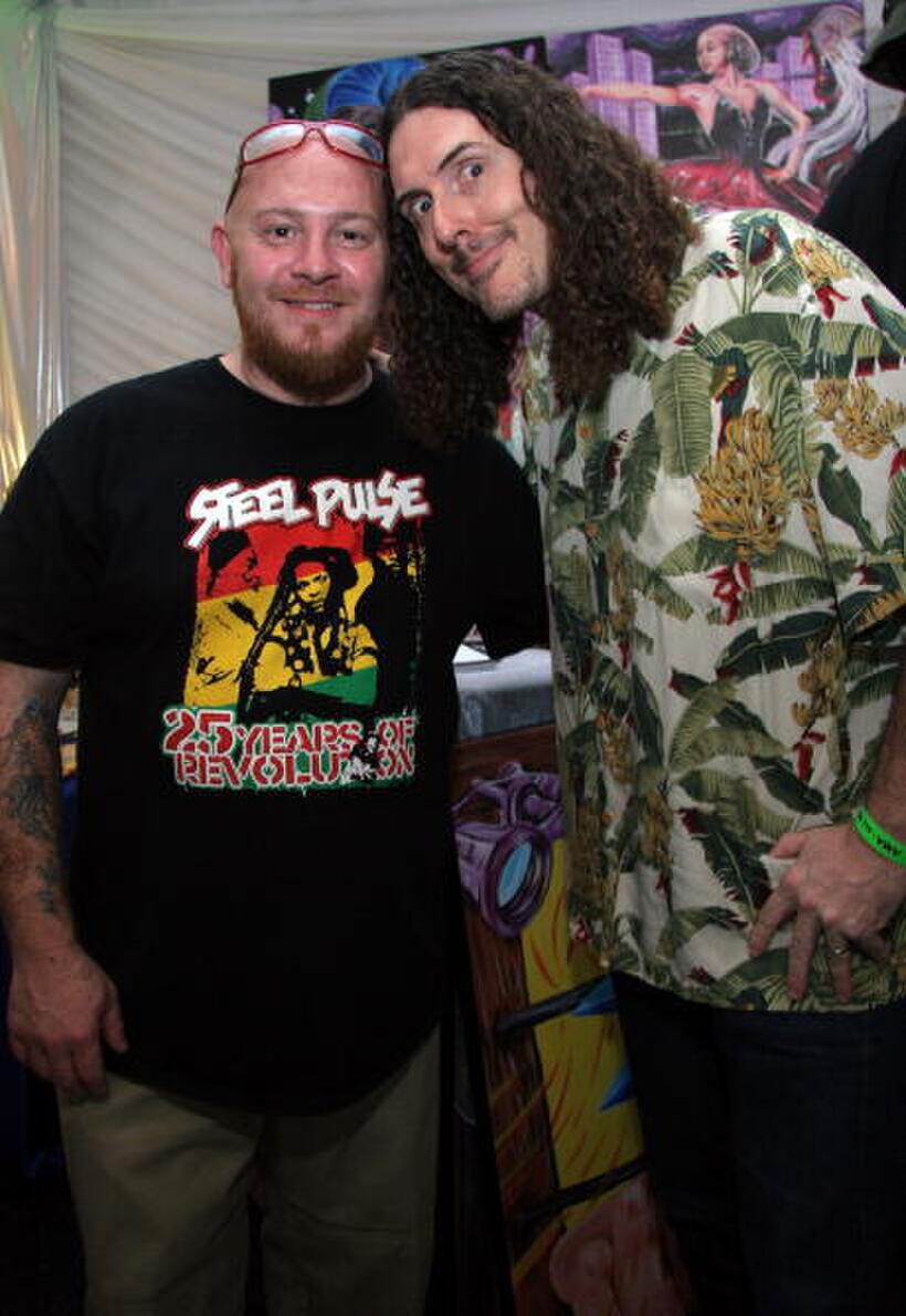 Weird Al Yankovic and Jim Hayek at the American Music Awards.