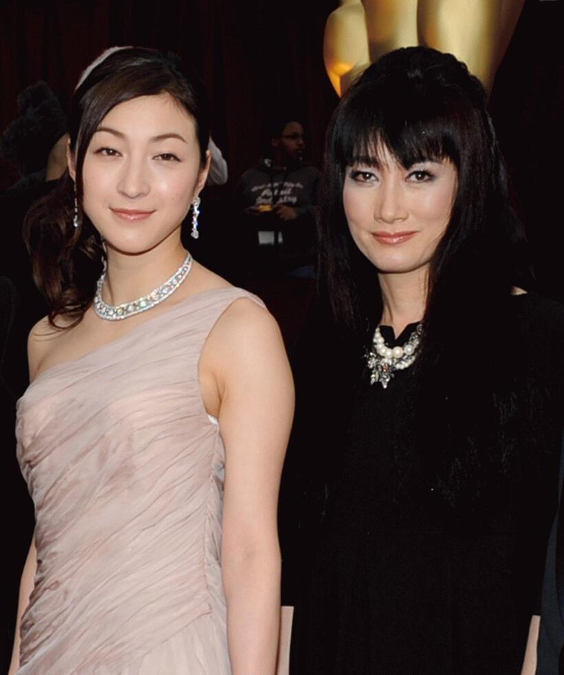 Ryoko Hirosue and Kimiko Yo at the 81st Annual Academy Awards.
