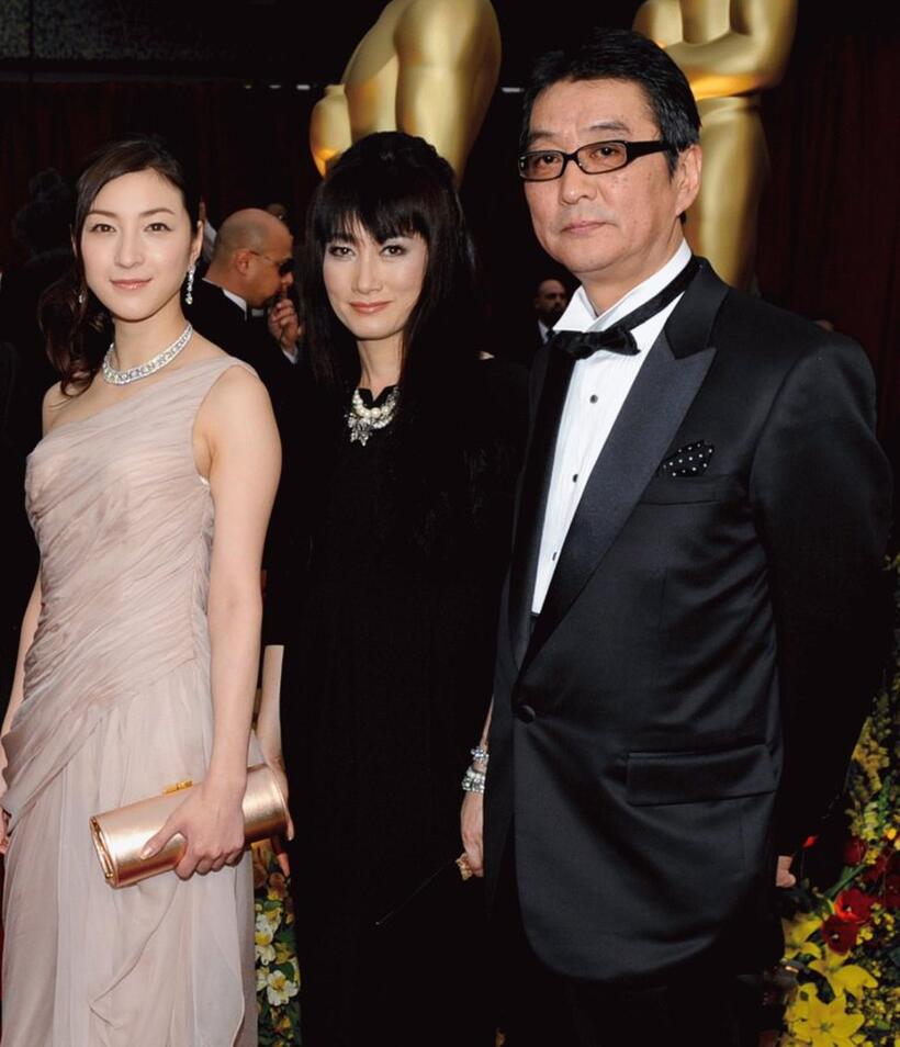 Ryoko Hirosue, Kimiko Yo and Director Yojiro Takita at the 81st Annual Academy Awards.