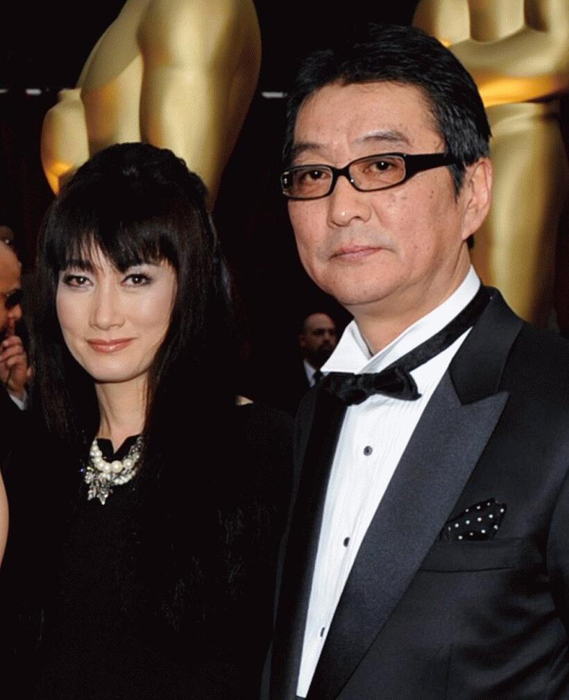 Kimiko Yo and Director Yojiro Takita at the 81st Annual Academy Awards.