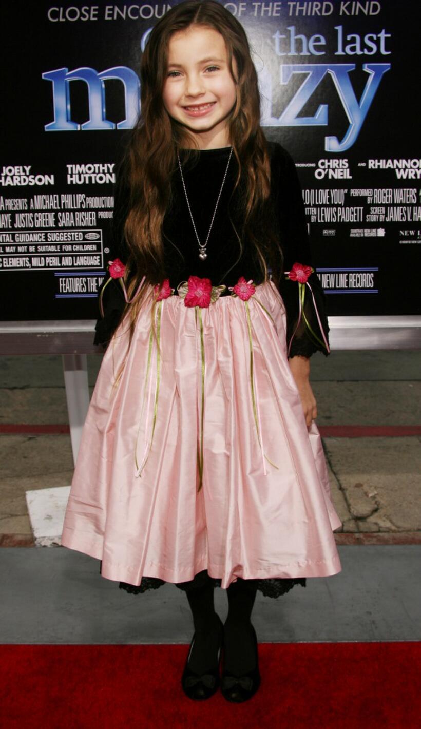 Rhiannon Leigh Wryn at the premiere of "The Last Mimzy."