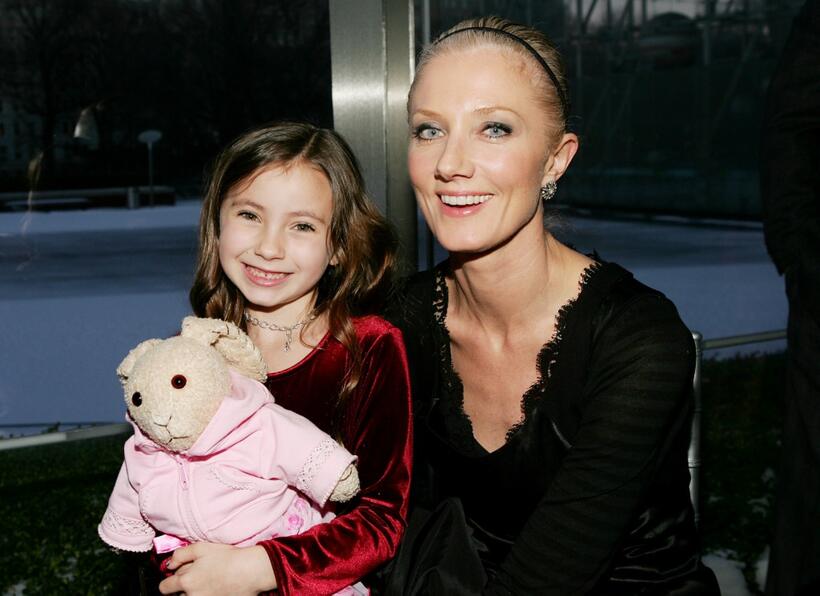 Rhiannon Leigh Wryn and Joely Richardson at the after party of the premiere of "The Last Mimzy."