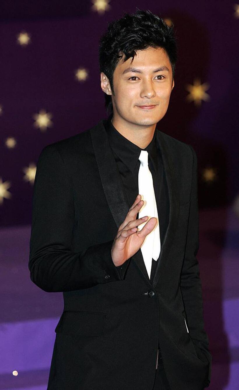 Shawn Yue at the 25th Hong Kong Film Awards.
