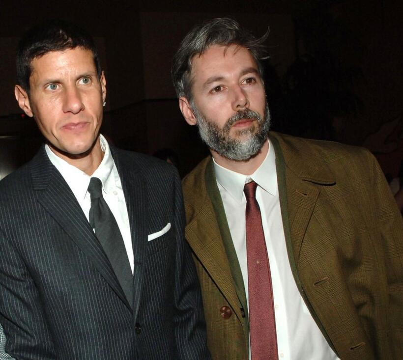 Mike Diamond and Adam Yauch at the premiere of "Awesome, I Fuckin Shot That."