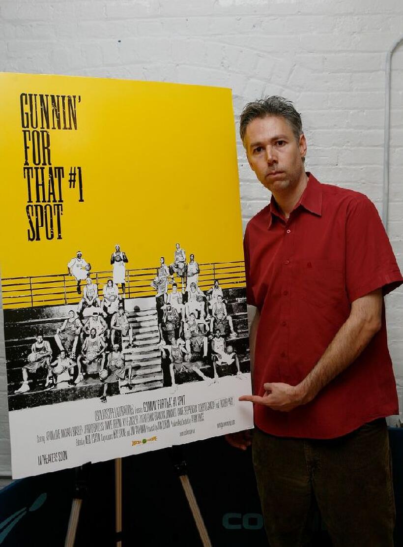 Adam Yauch at the after party of "Gunnin' For That #1 Spot."