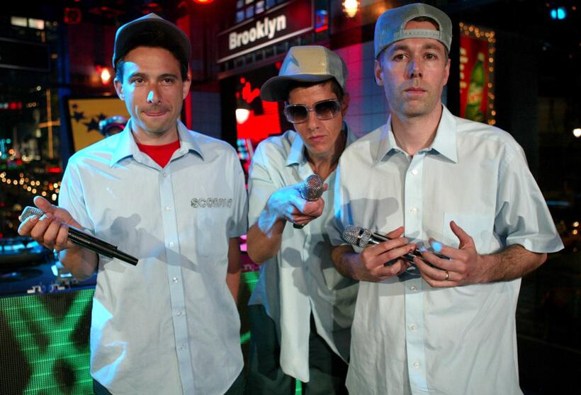 Adam Horovitz, Michael Diamond and Adam Yauch at the live taping of MTV's "Live to the 5 Boroughs" in support of their new CD "To The 5 Boroughs."