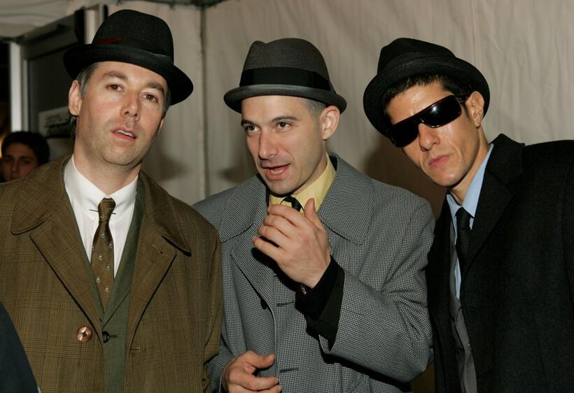 Adam Yauch, Mike Diamond and Adam Horovitz at the MTV Europe Music Awards 2004.
