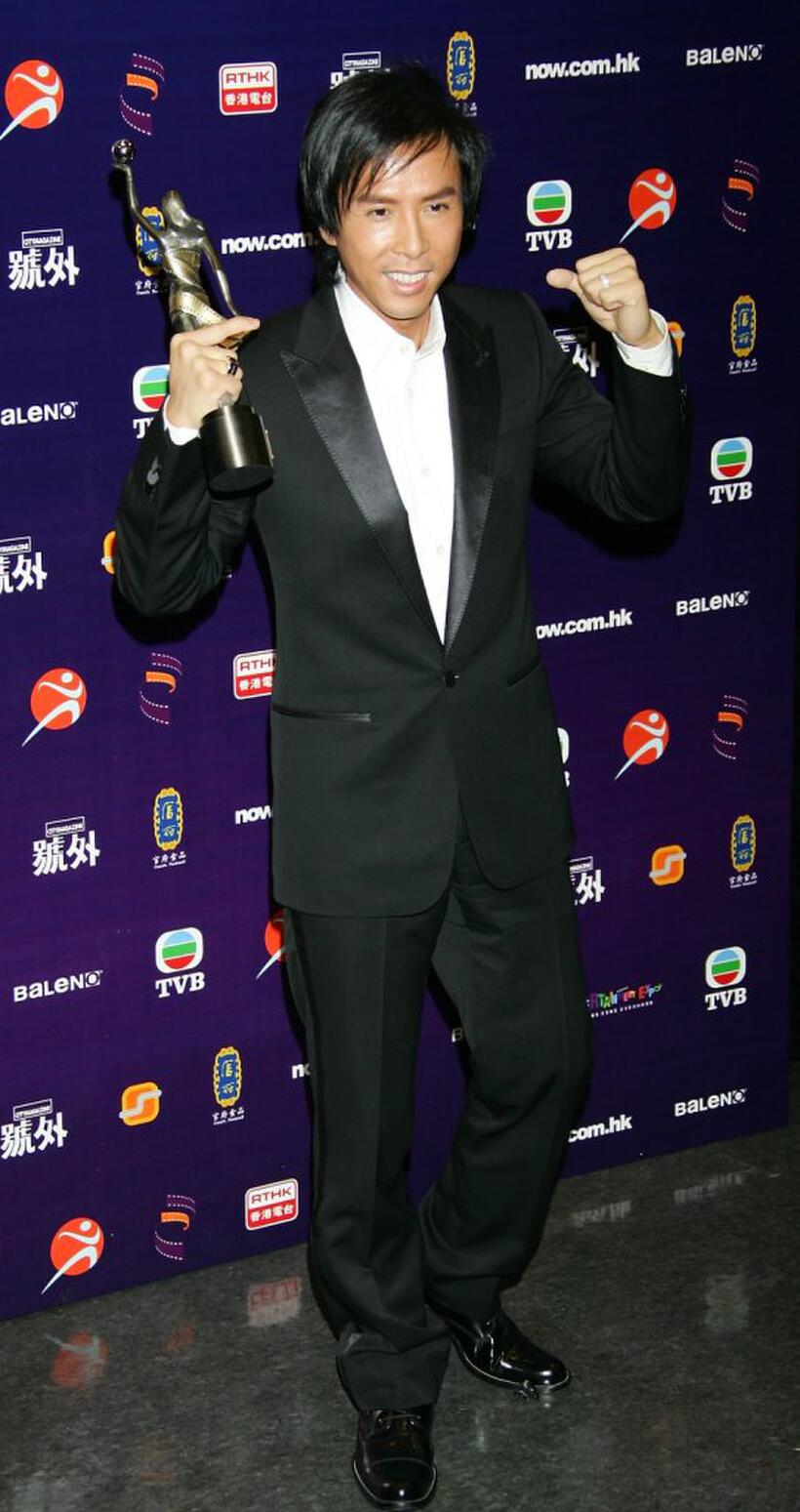 Donnie Yen at the 25th Hong Kong Film Awards.