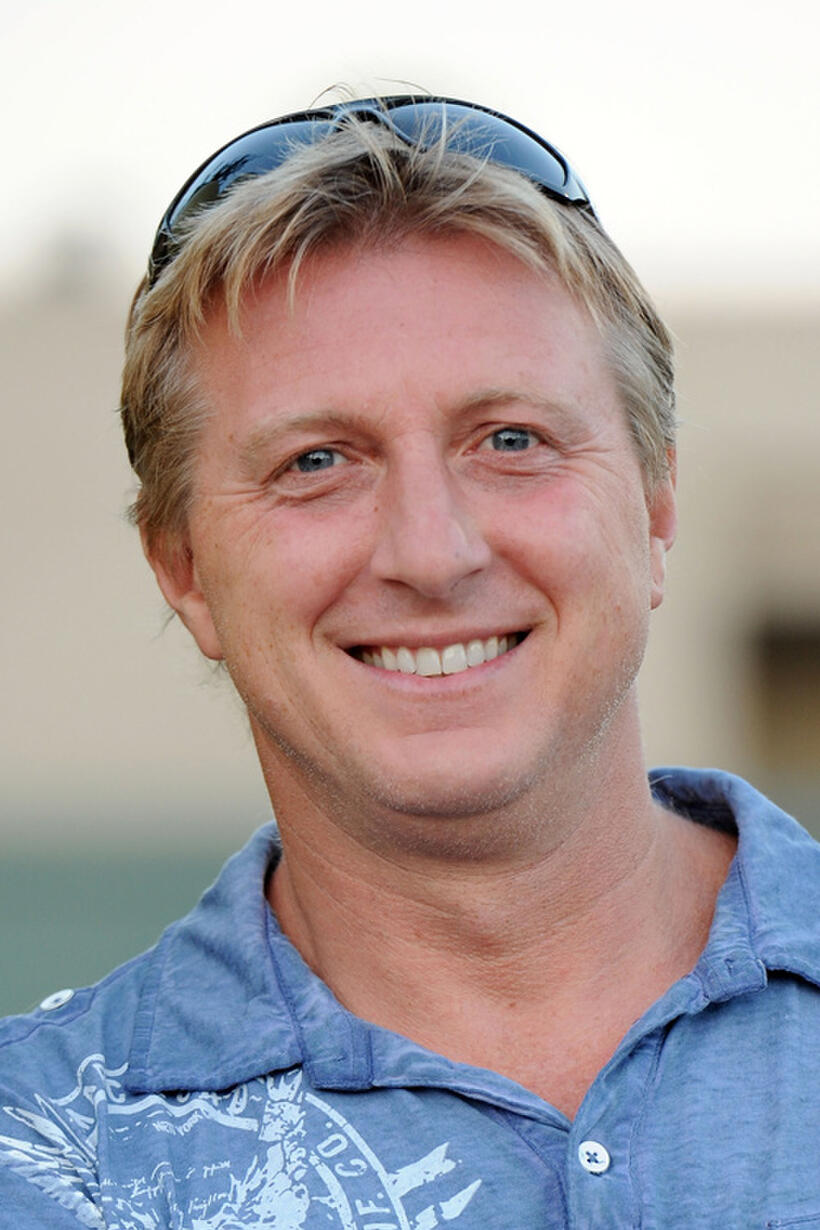 William Zabka at the Outdoors screening of "Karate Kid."