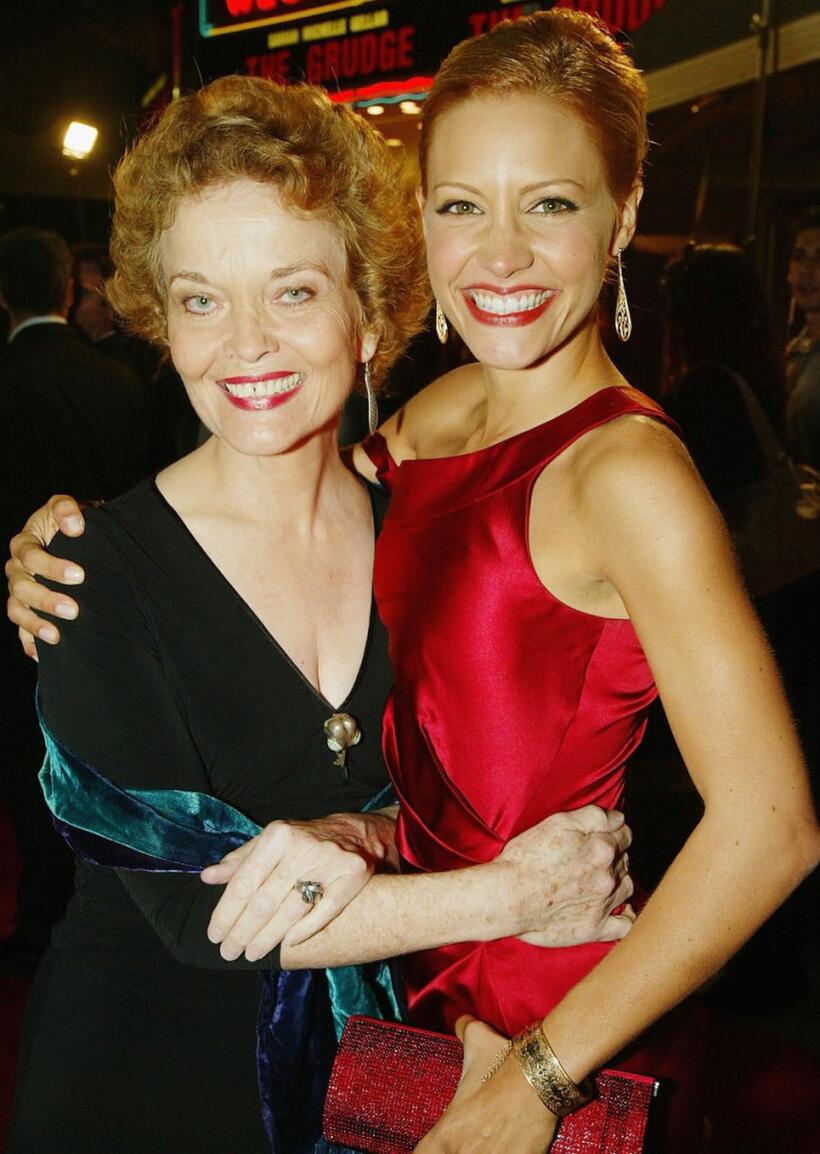 Grace Zabriskie and KaDee Strickland at the premiere of "The Grudge."