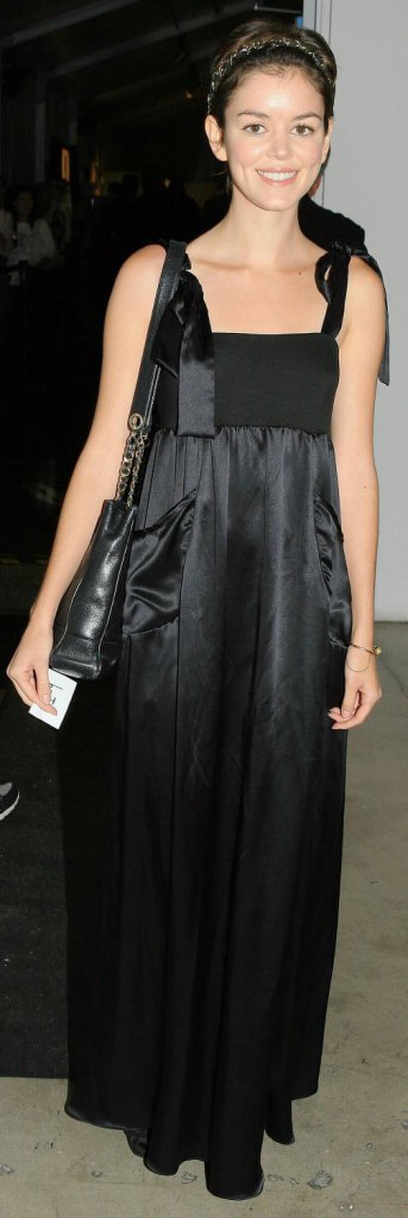 Nora Zehetner at the Mercedes Benz Fashion Week.