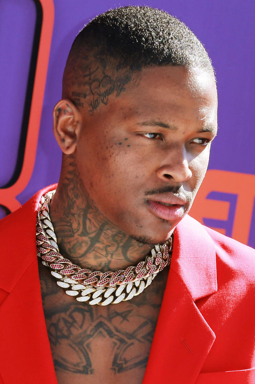 YG at the 2018 BET Awards in Los Angeles.