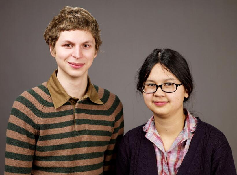 Michael Cera and Charlyne Yi at the 2009 Sundance Film Festival.