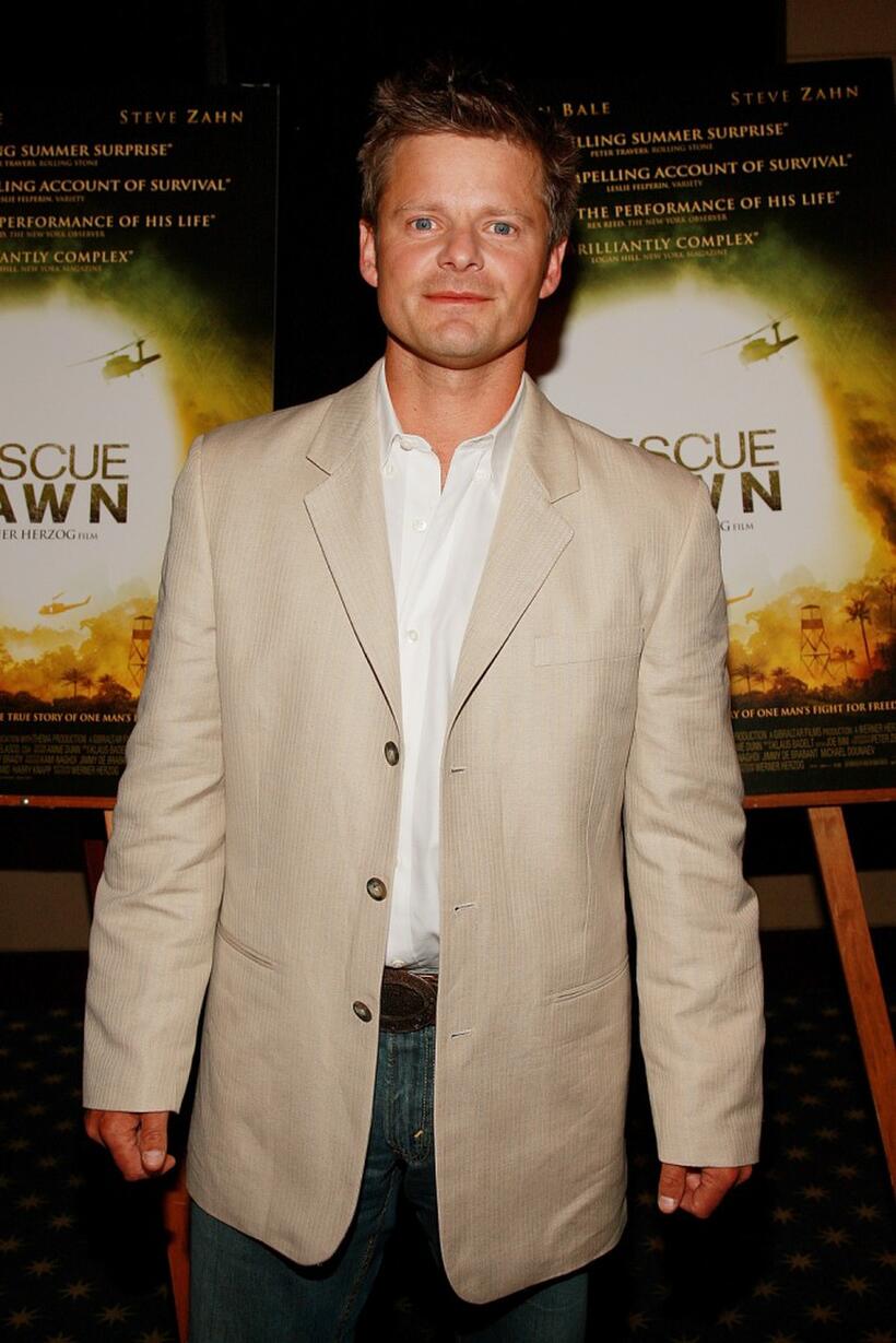 Steve Zahn at the premiere of "Rescue Dawn."