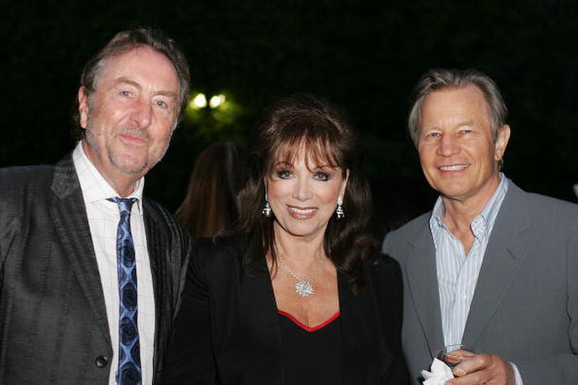 Eric Idle, Jackie Collins and Michael York at the launch party for BritWeek.