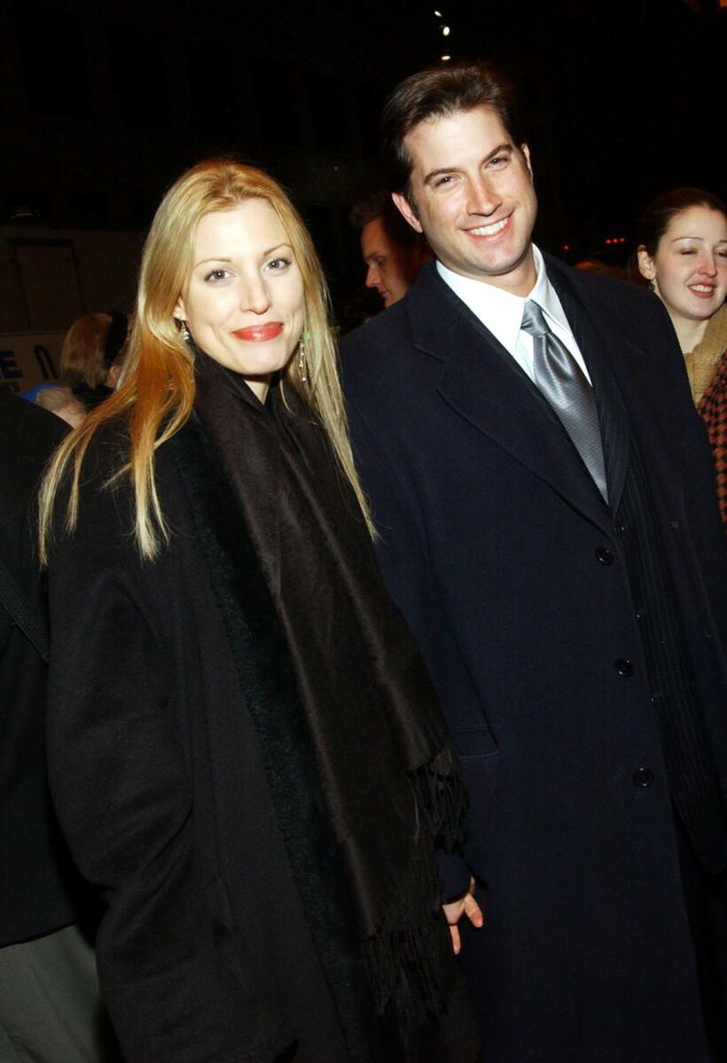 Rachel York and Ayal Miodovnik at the opening of "Brooklyn Boy."
