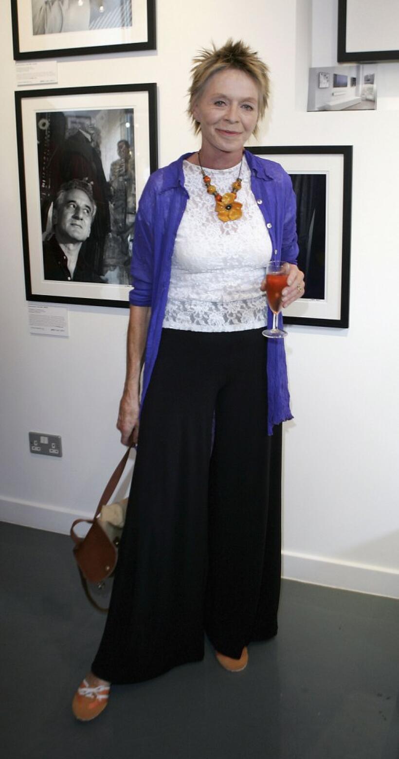 Susannah York at the private view for "Off Stage: The RADA Centenary Portraits".