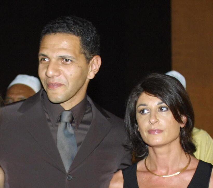Roschdy Zem and Guest at the opening of third Marrakech Film Festival.
