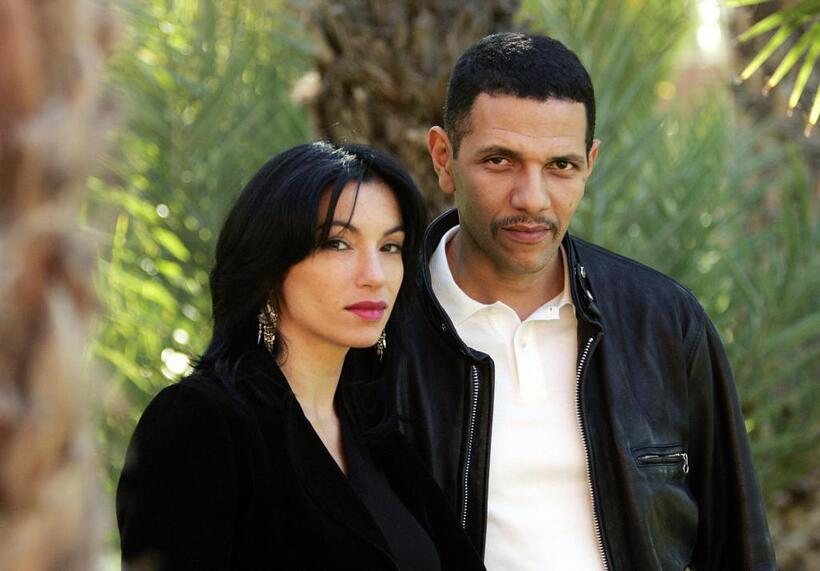 Aure Atika and Roschdy Zem at the photocall "Tenja" during the 4th edition of the International Film Festival.