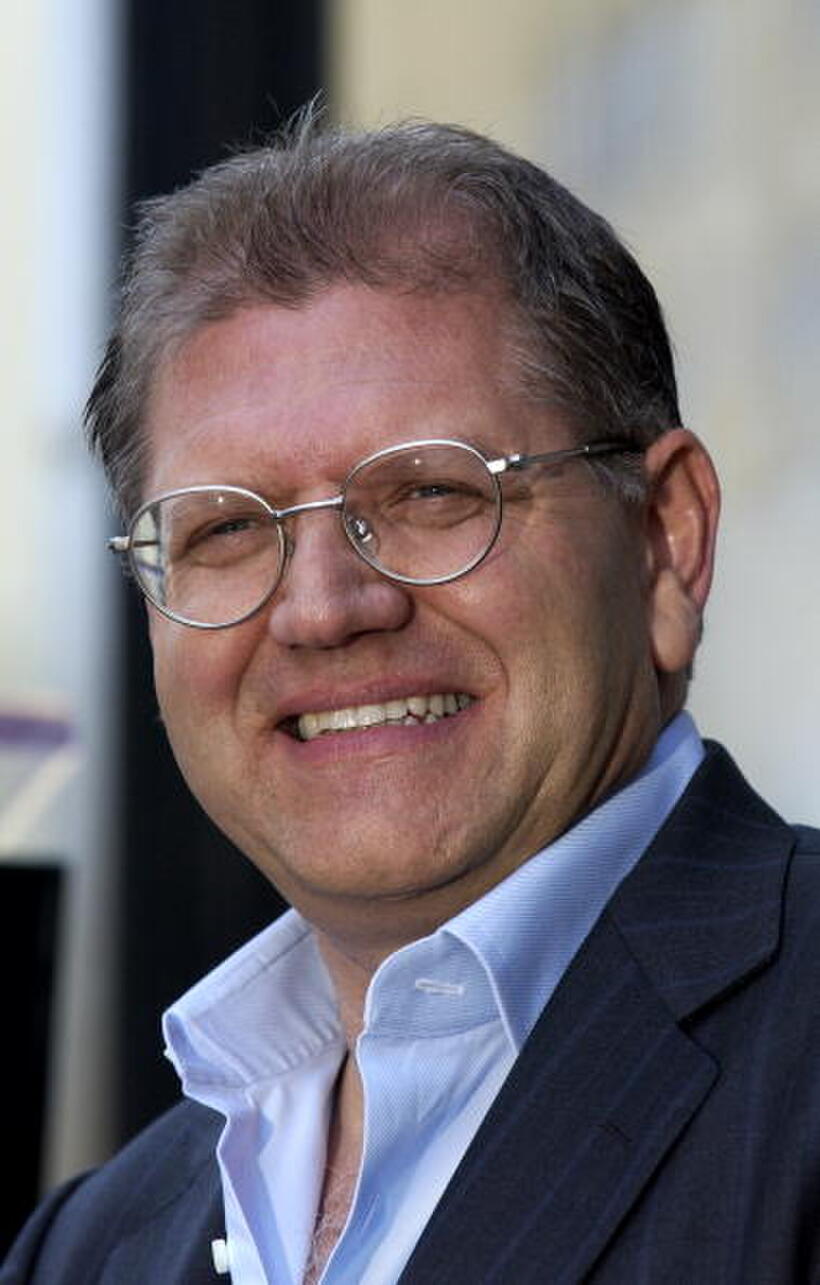 Robert Zemeckis getting his star on the Hollywood Walk of Fame. 