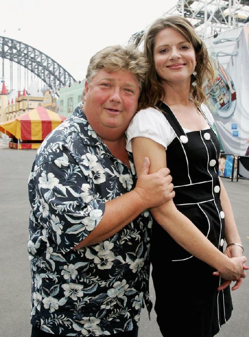 Jonathan 'Jono' Coleman and Julia Zemiro at the photo call to launch the Jonathan Coleman Experience on radio WS FM 101.7.