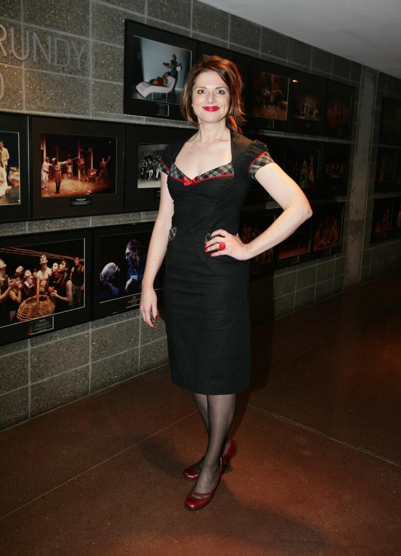 Julia Zemiro at the Vagina Monologues.