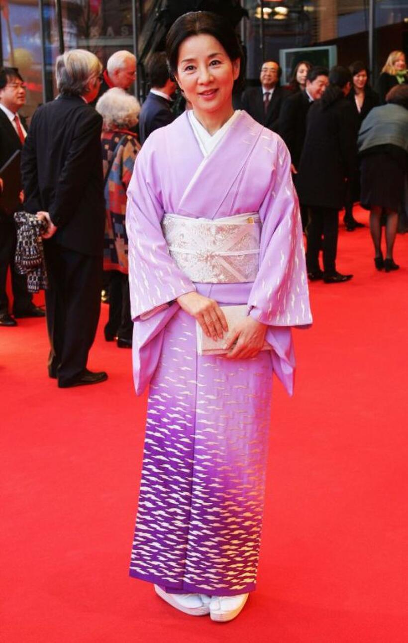 Sayuri Yoshinaga at the premiere of "Our Mother" during the 58th Berlinale Film Festival.