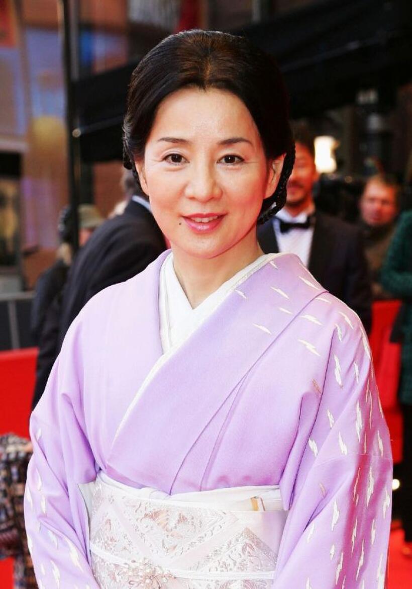 Sayuri Yoshinaga at the premiere of "Our Mother" during the 58th Berlinale Film Festival.
